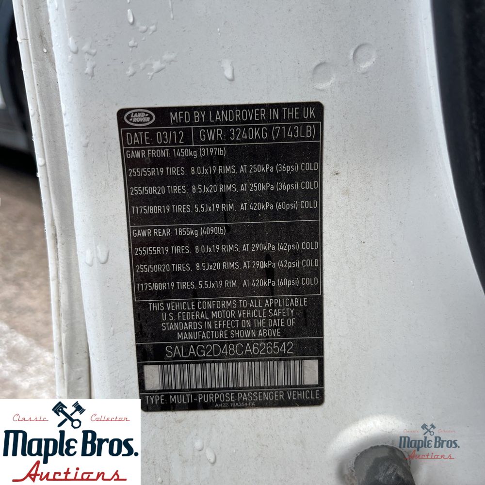 2012 Land Rover LR4 HSE